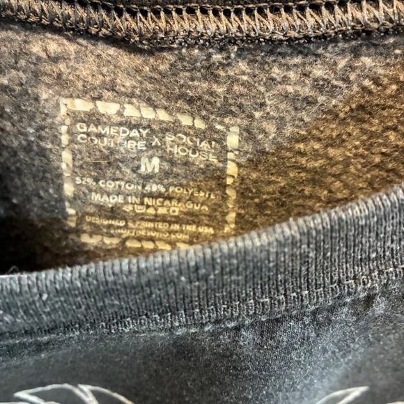 Gonzaga University Bulldogs Crewneck Sweatshirt Grey - Picture 2 of 3